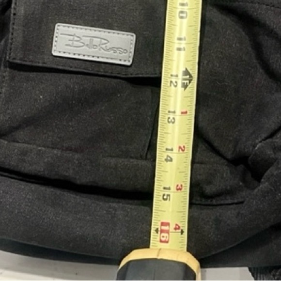 Bella Russo Black Canvas Laptop Backpack with USB Port NWOT - Picture 13 of 14